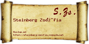 Steinberg Zsófia névjegykártya